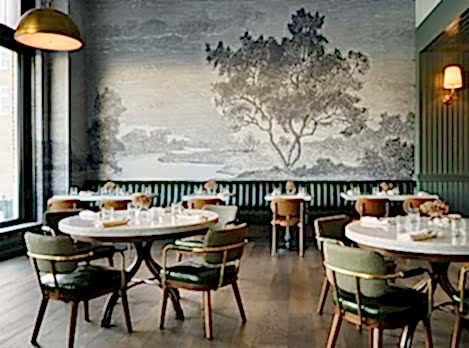 The Brasserie seating area