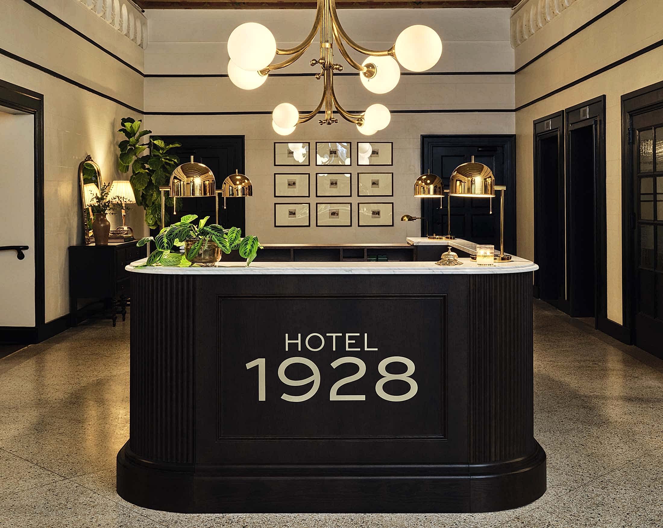 Hotel 1928 Reception Desk