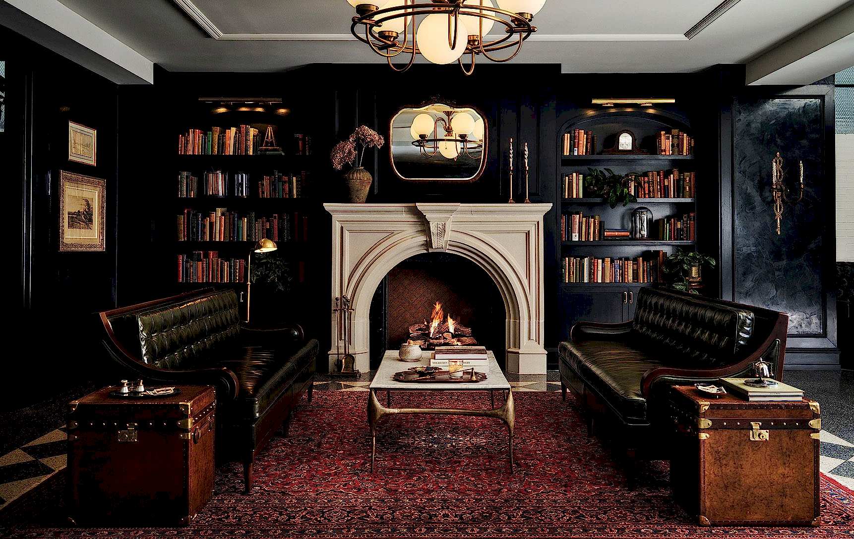 Fireplace in The Lounge