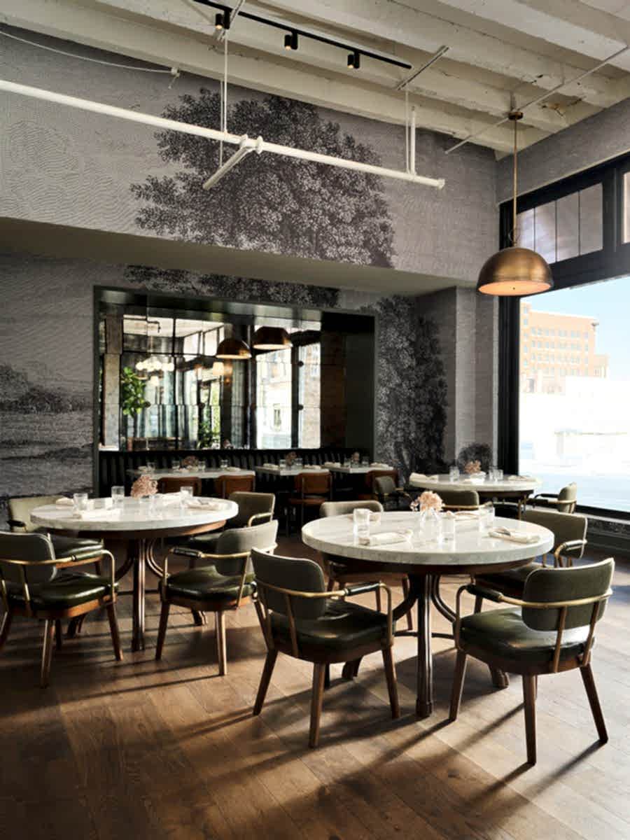 The Brasserie dining room