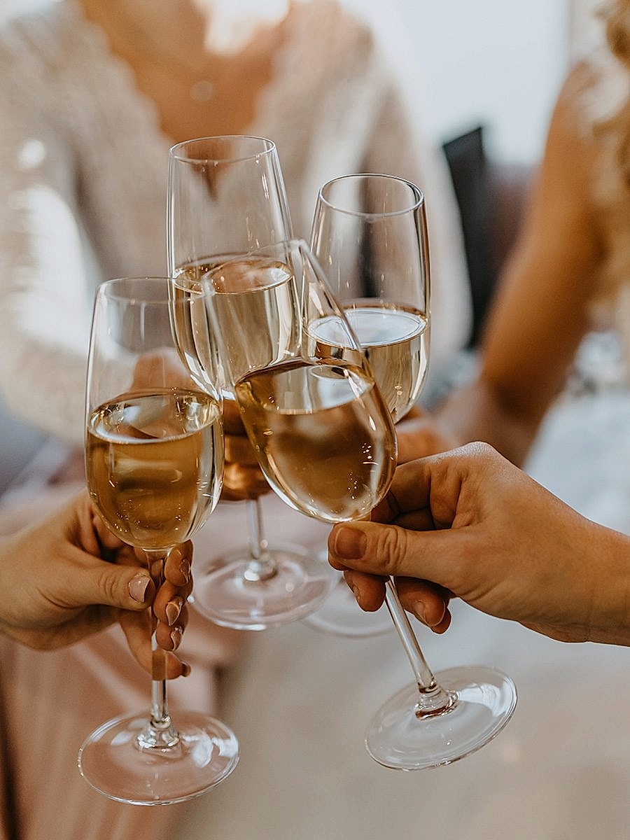 Champagne toast